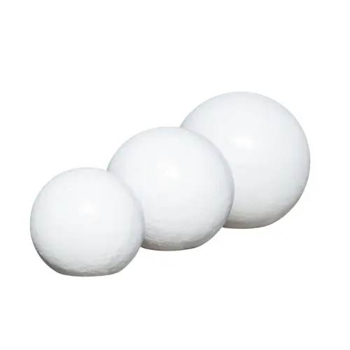 SPHÈRE LISSE BLANCHE 30CM