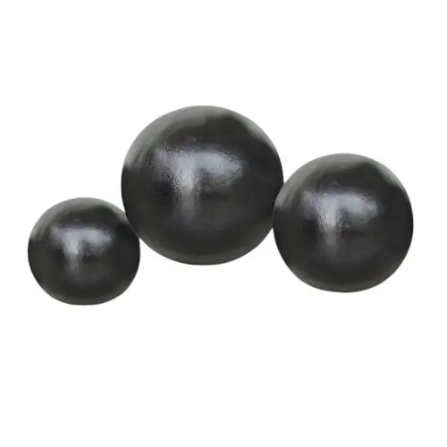 SPHÈRE LISSE NOIRE 30CM