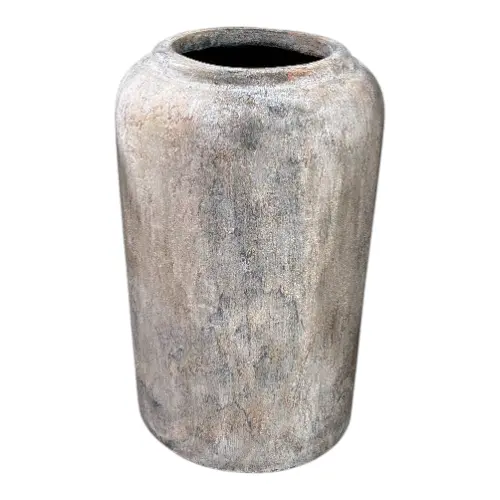 [POTTERBOR40GRI] JARRE BORNEO GRIS ANTIQUE 40CM