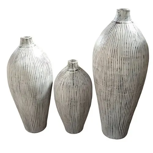 JARRE JAYA BLANC ANTIQUE 60CM