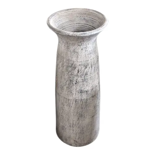 JARRE ALOR BLANC ANTIQUE 60CM