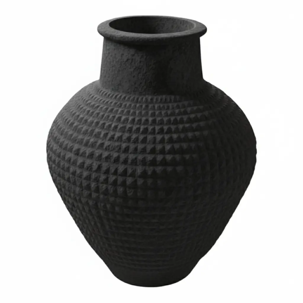 JARRE NIRATA 60 CM NOIR MAT