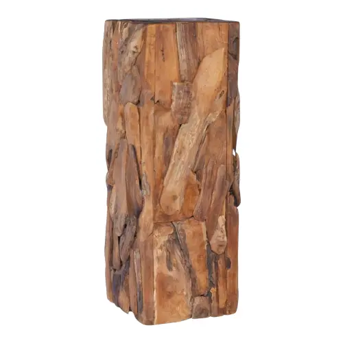 PORTE PLANTES EN TECK MOYO H80x30x30CM