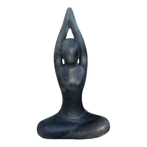 STATUE YOGA SUKHASANA 100 CM TERRAZZO