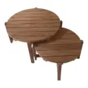 TABLE BASSE TECK AKAR JATI D60 CM