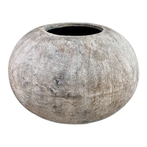 JARRE CORNEO H60XD75CM GRIS ANTIQUE