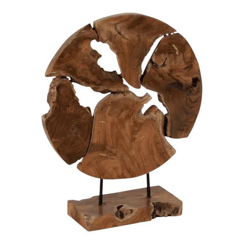 [INTCERSOC50] CERCLE EN TECK H50CM