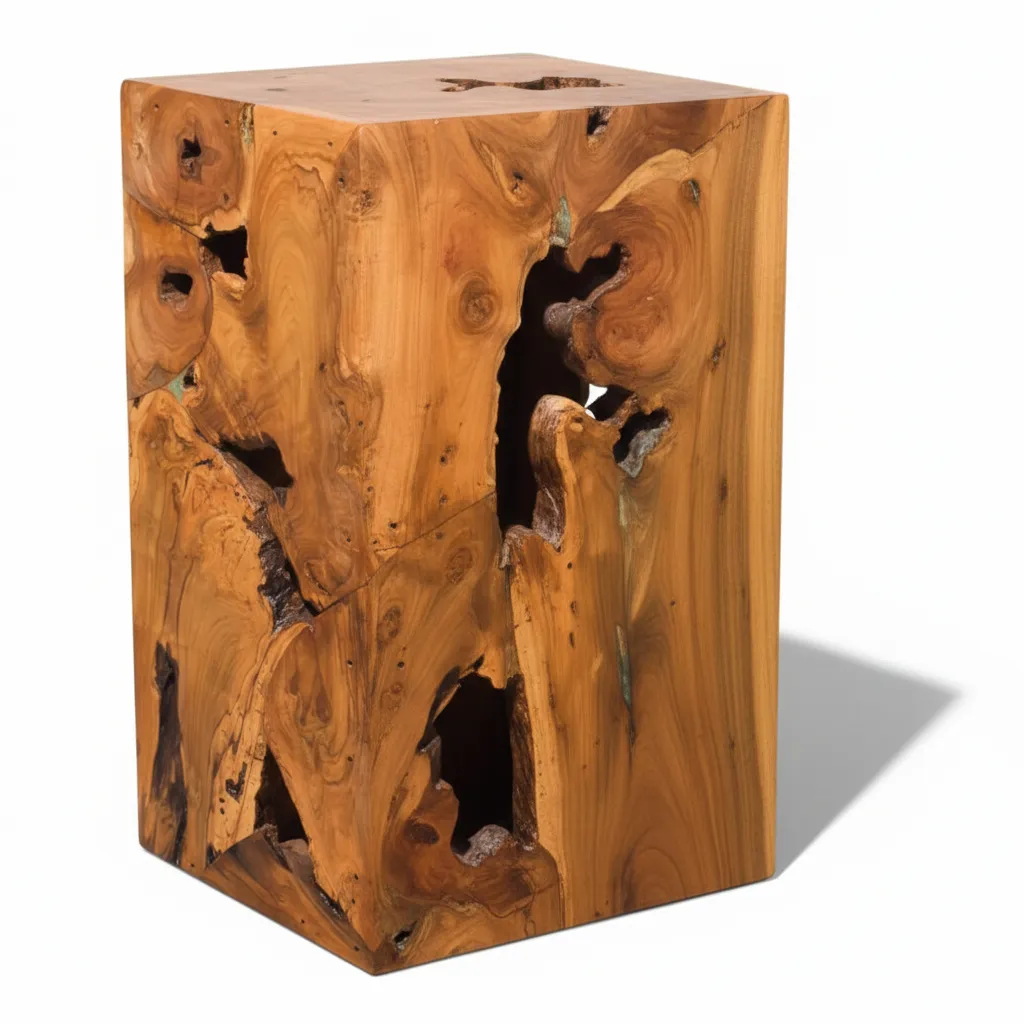 [MOBJARTAB40ARK] TABOURET TECK ARKA 40CM