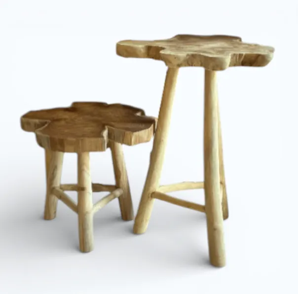 [MOBJARTAB40BAL] TABOURET TECK BALIA 40 CM