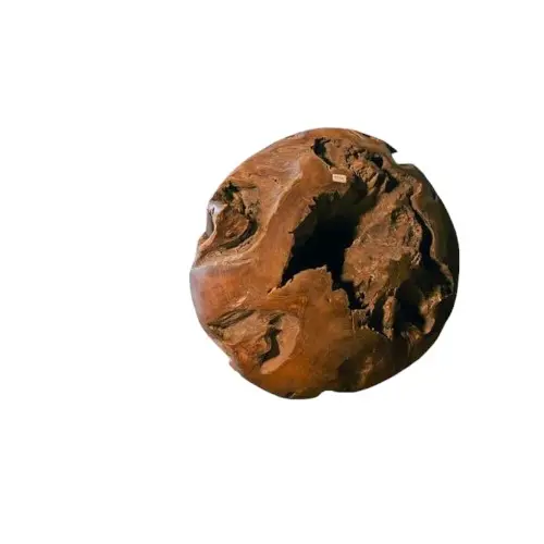 BOULE EN TECK PLEINE 20CM