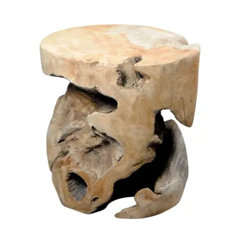 [MOBJARTAB35NAR] TABOURET TECK NARO 35CM