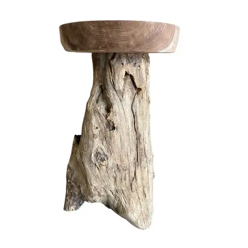TABOURET BAR TECK TIMO 75CM