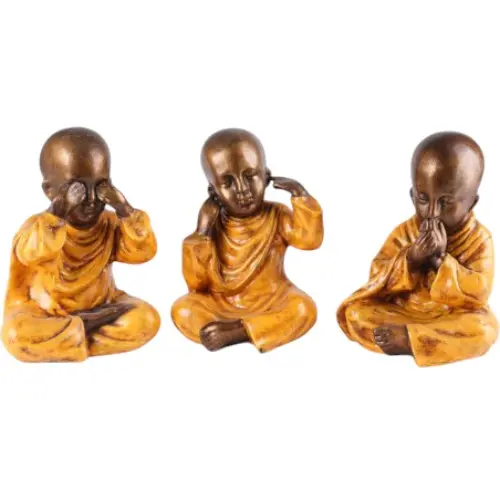 SET 3 MOINES ORANGE 20CM