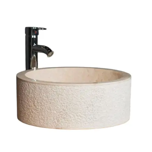 VASQUE EN PIERRE SURYA CRÈME