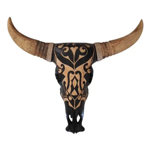 DECO TETE DE BUFFLE 67 CM