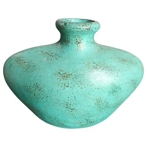 [POTTERCIN36BLE] VASE CINTA 36X48 CM BLEU ANTIQUE
