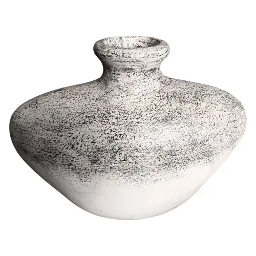 [POTTERCIN36NOI] VASE CINTA 36X48 CM NOIR & BLANC 