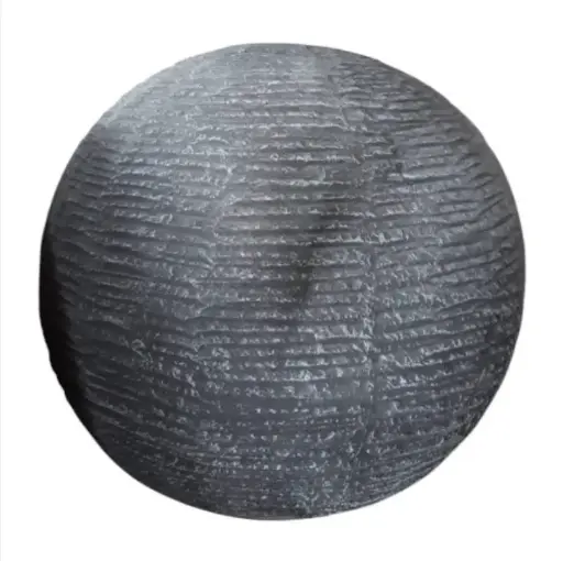 [STASPHONDNOI20] SPHÈRE ONDULÉ NOIRE 20CM